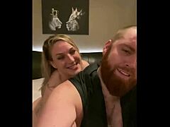 Nude wedding video featuring oral