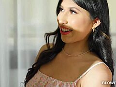 Hot Latina moms deepthroat fucking