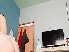 Stepmom and stepson's intimate homemade video