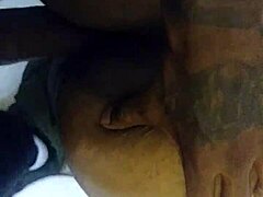 Black amateur big booty bathroom sex