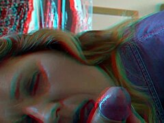 3D close-up of mature wife