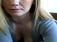 Wild blonde camgirl goes rogue