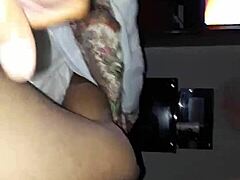 Black cock swallowed by ebony mom