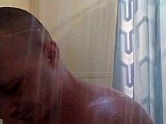 Steamy shower session with a milf