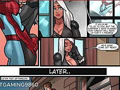 Spiderman and MILFs in erotic game