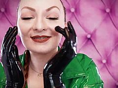 Arya Grander's latex and oil adventure