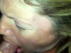 Mature European wife deep throats