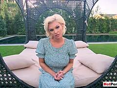 Stepmother Charli Phoenix's outdoor tease