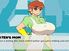 Interactive 3D anime mom game