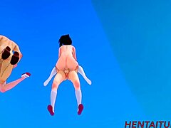 Bakugou and Todoroki in 3D porn