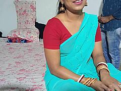 Indian bride's intimate encounter at home