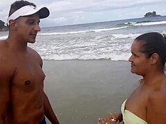 Anal sex with a beach babe