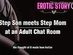 Step-mom and step-son's erotic chat