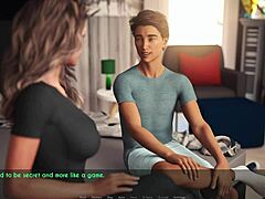 Step-mom's seduction in 3D game