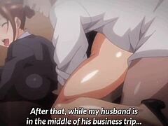 Boss's mistress in a hentai anime