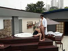 Neighbor couple's naughty afternoon tryst