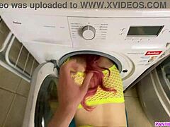 Stepmom in washing machine, a taboo fantasy