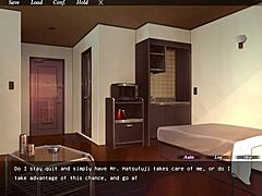 Cheating wife caught in visual novel