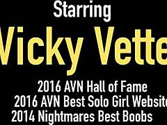 Vicky Vette's wild anal play