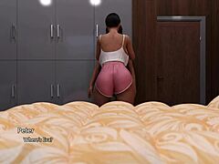 3D cartoon sex with brunette