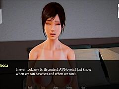 3D animated MILF and her son having sex with a redhead.