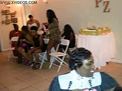 Amateur Jamaican stripper surprises Moms