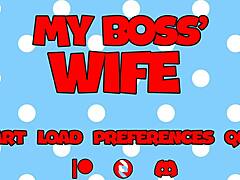 Boss's wife: voluptuous beauty