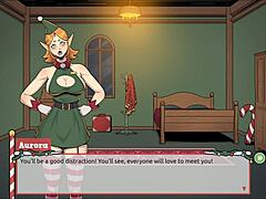 3D game with naughty elf and Santa's hot wife