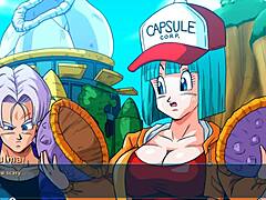 Bulma's big ass gets pounded