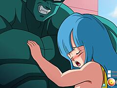 Asian Bulma's threesome with Garlick Jr