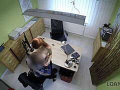 Redhead Loan4k visits vet clinic