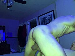 Muscle man takes slut wife hard