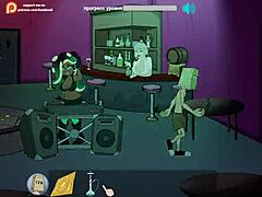 Cartoon pornstars in FuckermanDisco's game