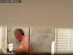 Mature neighbor shower peeping tom caught