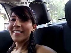 Colombian cutie's eyes feast for you