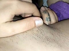 Wet lesbian scene with friend