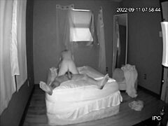 Housekeeper's hidden camera action