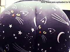 Big booty moms in cat pants