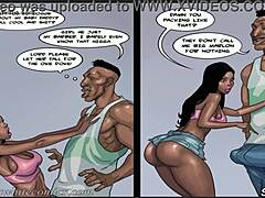 Black MILF's sneaker fail in comic