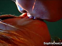 Sophie Dee's wet vagina rub