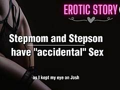 Stepmom and stepson's taboo moment