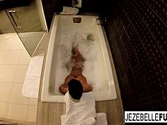 Jenzebelle Bond's steamy bathtub session