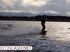 Christineash's public watersport adventure