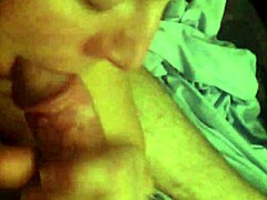 Amateur MILF's first blowjob video