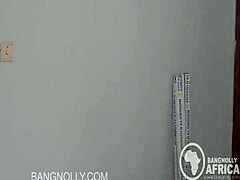 Real African amateur gives great blowjob