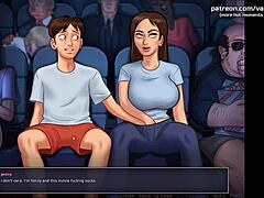 Cartoon game with hot teen action