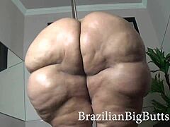 Big booty Brazilian gets pounded