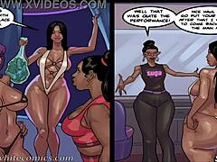 Ebony Mommy's Pole Dance Showdown