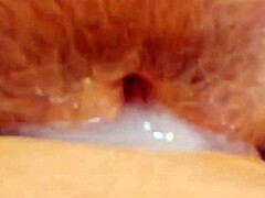 Big cock creampies in garage