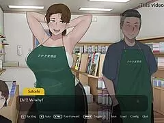 Hentai character helps unfaithful wife